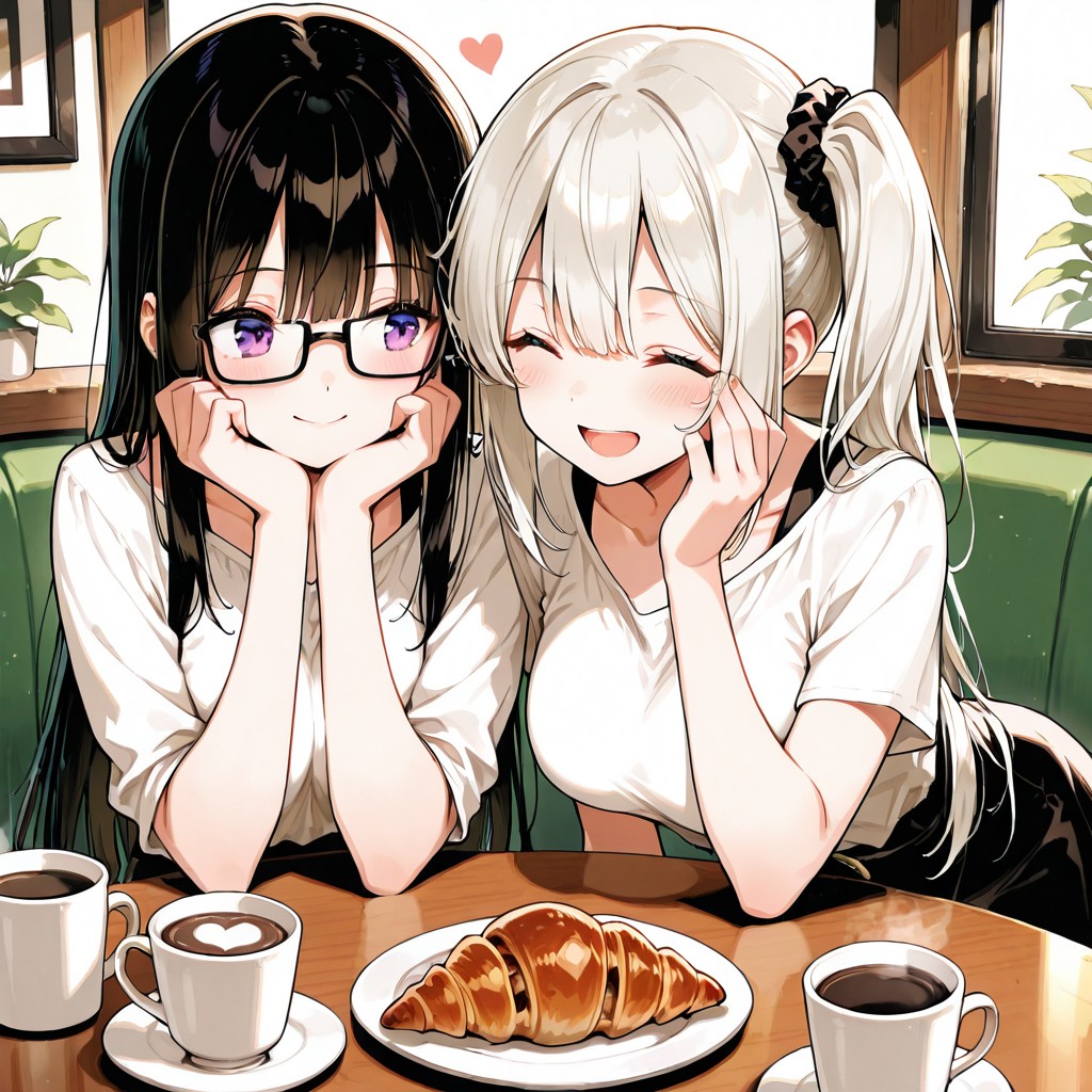 ゆきねとはるか、ソファでもたれ合う姉妹